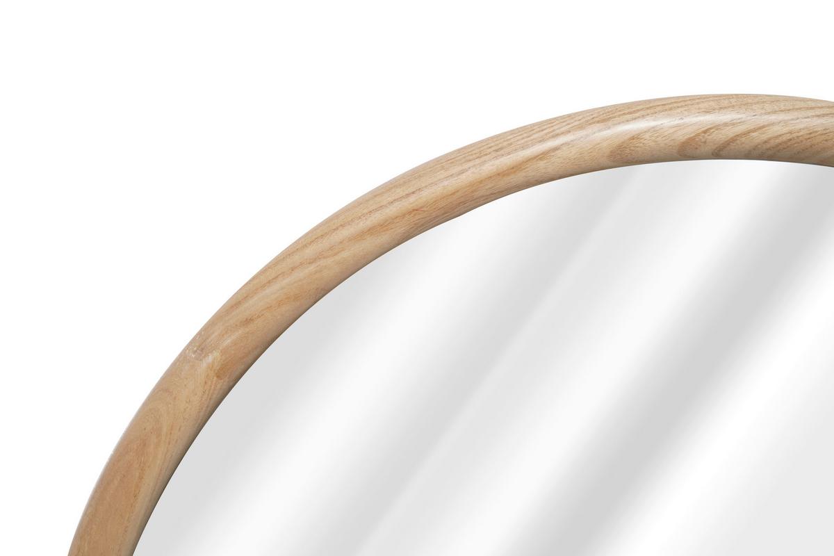 Ogledalo Suri - prirodne boje, Moderno, staklo/drvo (65/65/3cm) - Modern Living