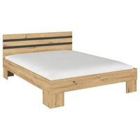 Krevet Foster - siva/hrast Artisan, Konvencionalno, drvni materijal (160/200cm) - Modern Living