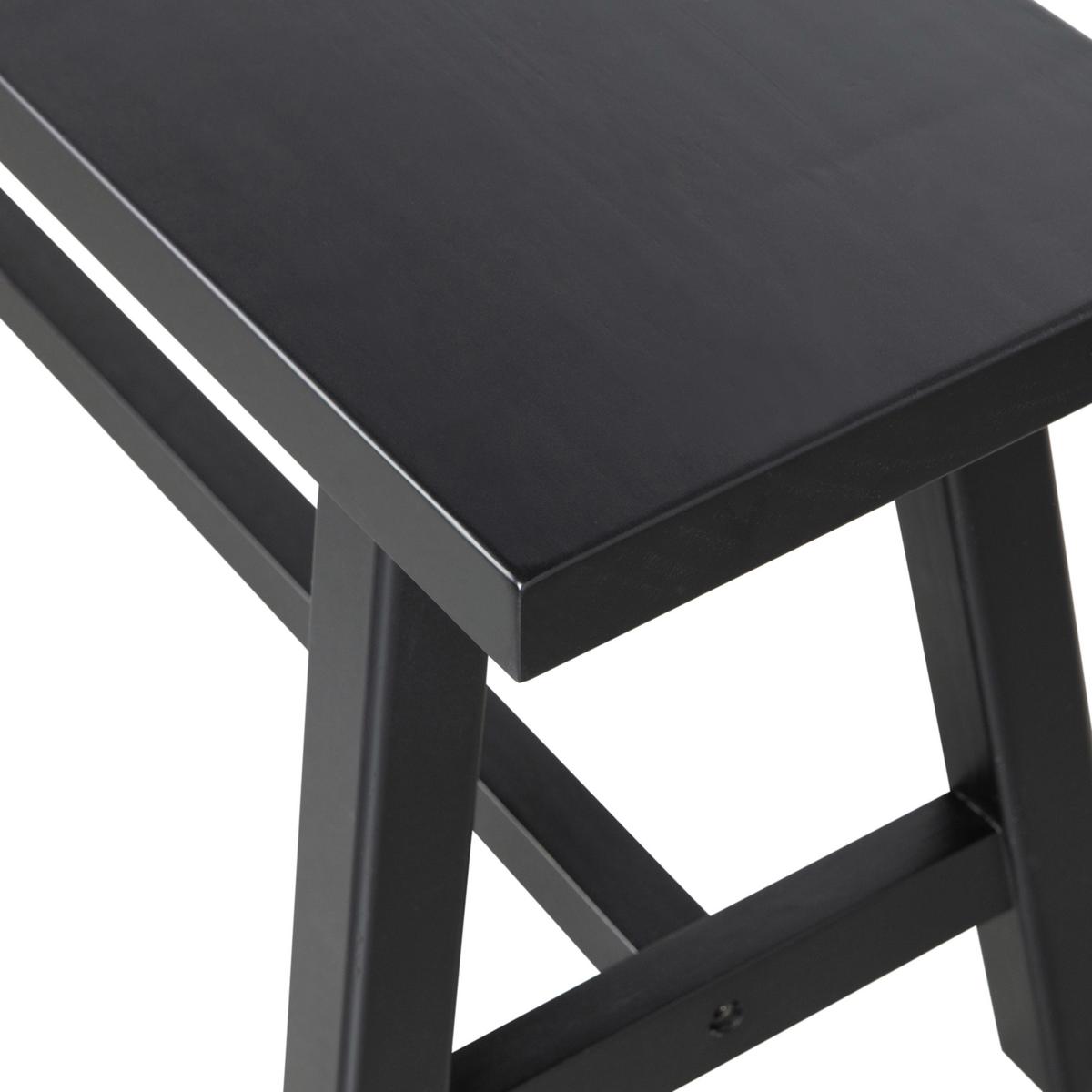 Sitzbank Imma Schwarz - Schwarz, Design, Holz (110/45/35cm) - Livetastic