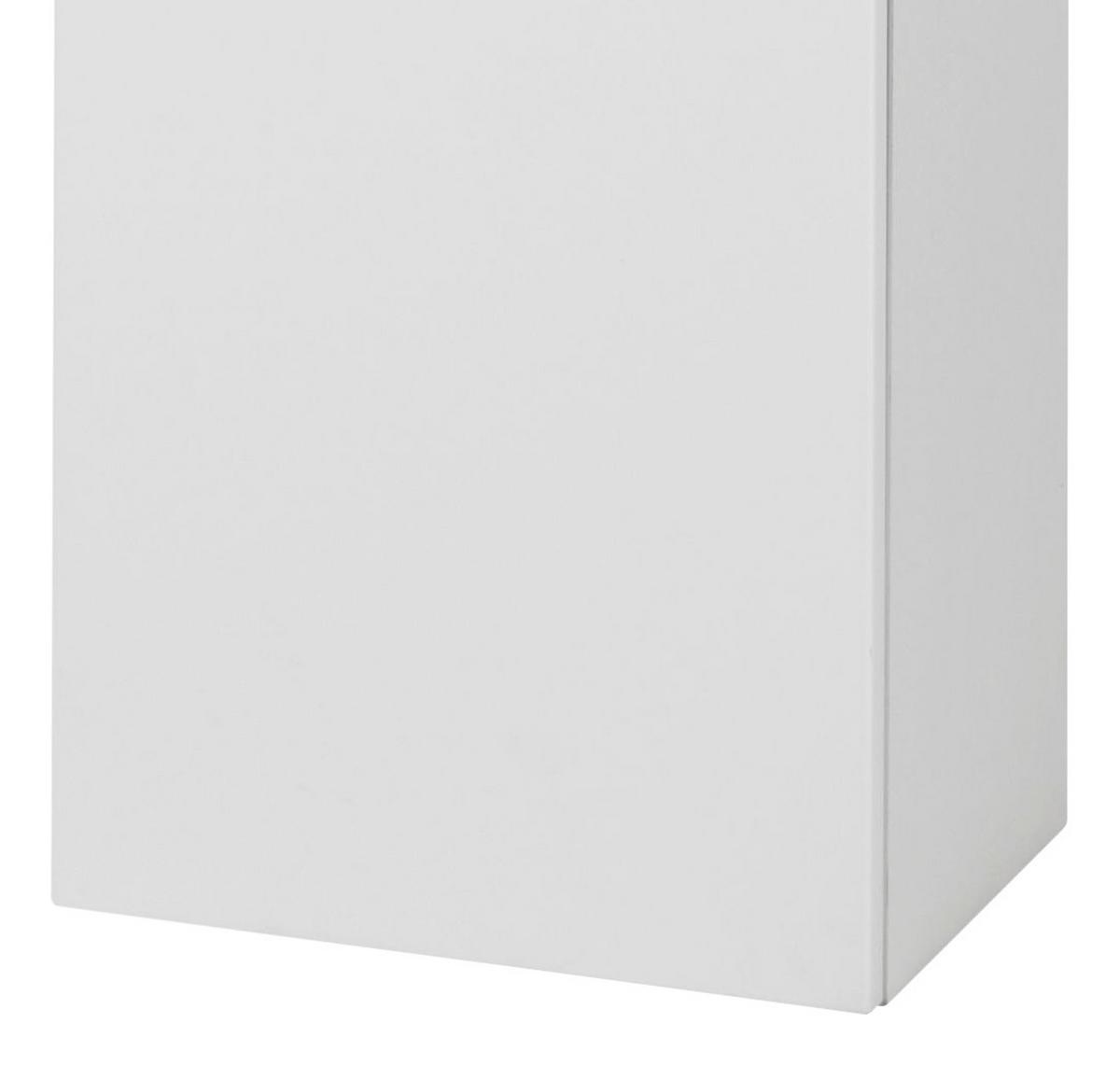 Hochschrank in Weiss/Eiche Sonoma 'Siena' - Weiß/Sonoma Eiche, MODERN, Holzwerkstoff (40/154/27cm) - Held