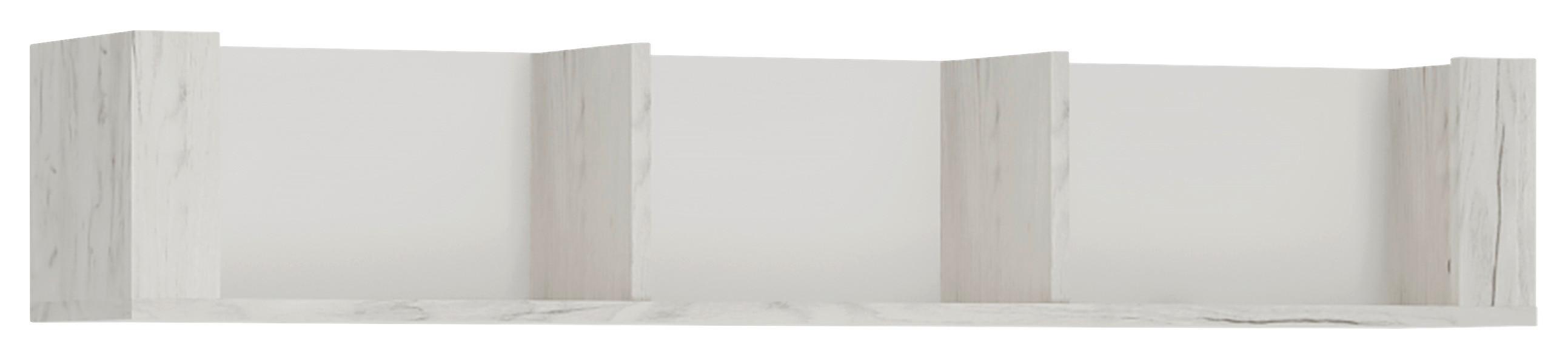 Zidna Polica Angel - boje hrasta, Moderno, drvni materijal (118,7/21,6/25cm) - Modern Living