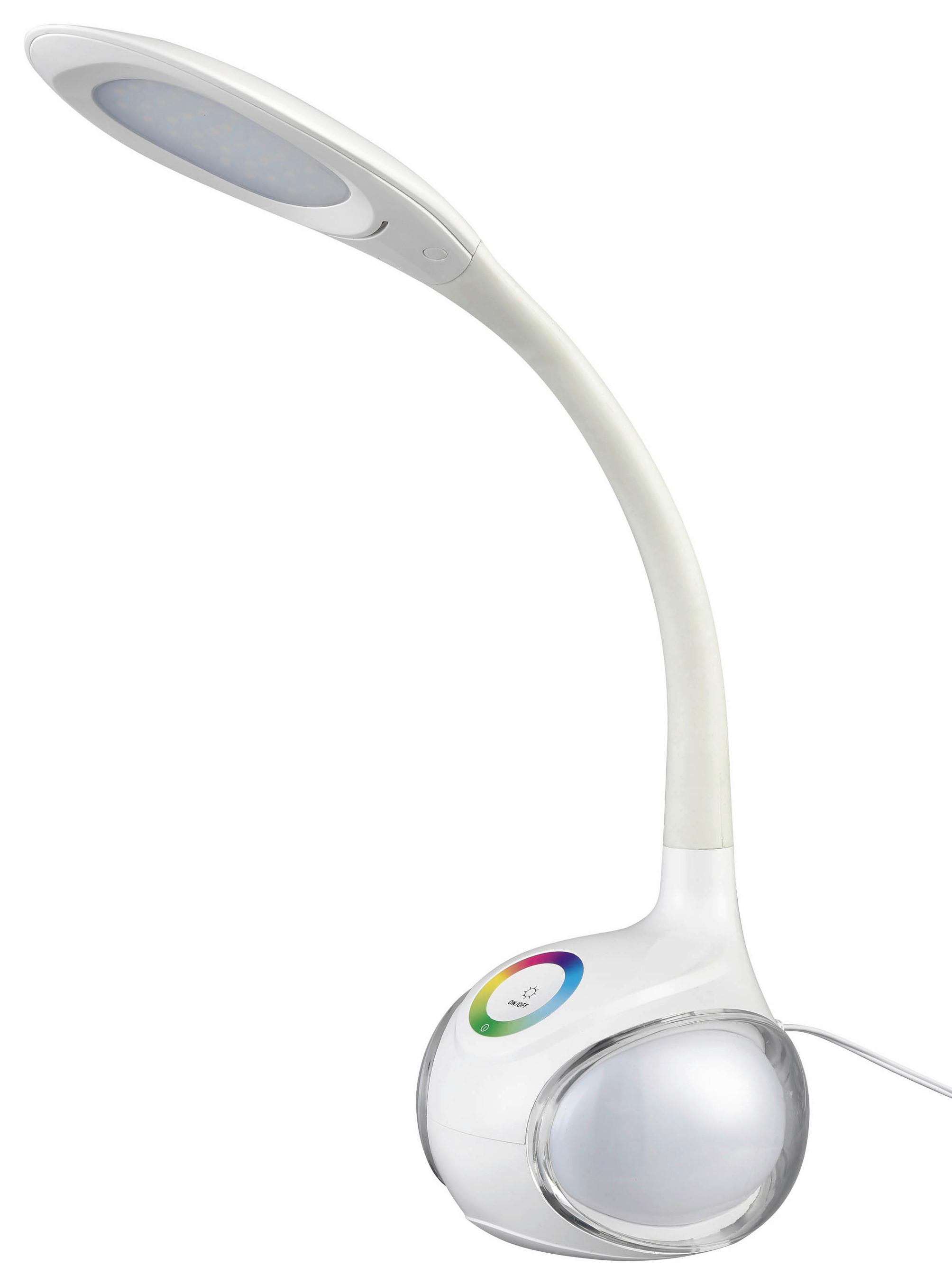 LED-Schreibtischleuchte Nihat max. 5 Watt - Weiss, Kunststoff (13,5/53cm) - Modern Living