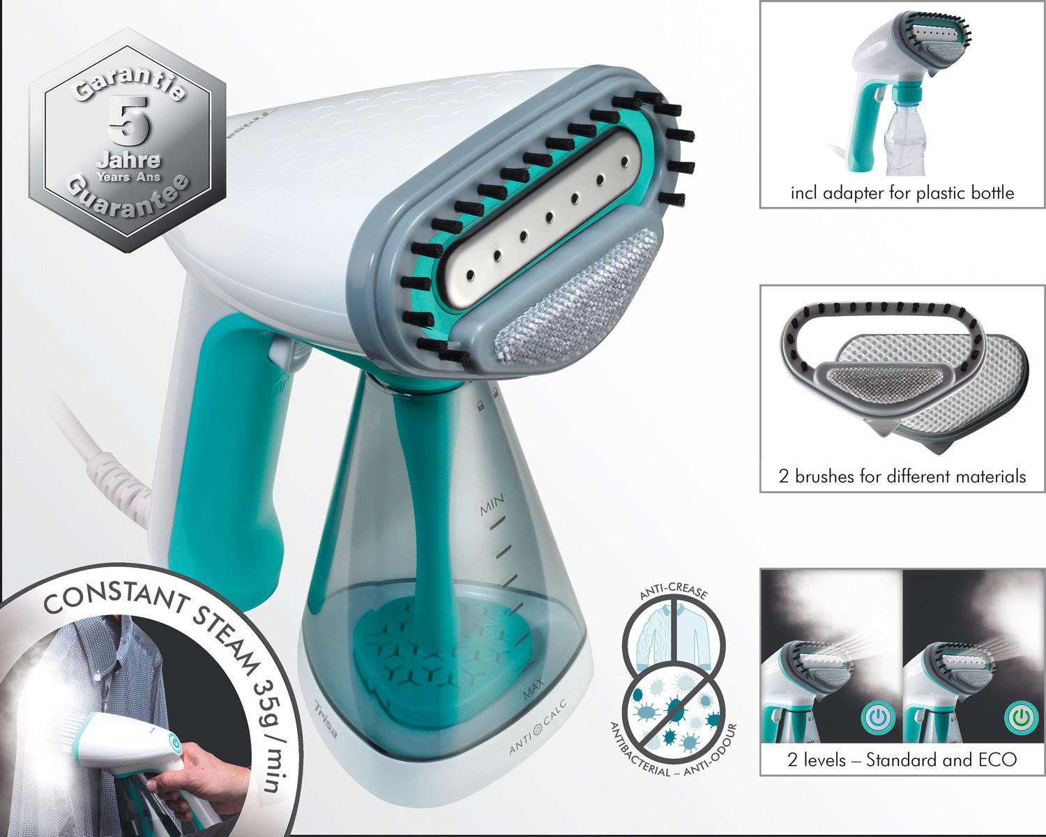 Dampfbürste Fresh Up max. 1500 Watt - Weiß, MODERN, Kunststoff (18/12,5/22cm)