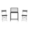BALKONGMÖBLER SET PETER - antracit, Basics, metall (52/106/56cm) - Mömax