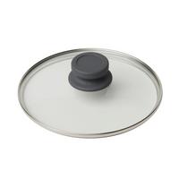 Deckel Basic Ø  ca. 20cm - Klar/Silberfarben, Konventionell, Glas/Kunststoff (20cm) - Mömax