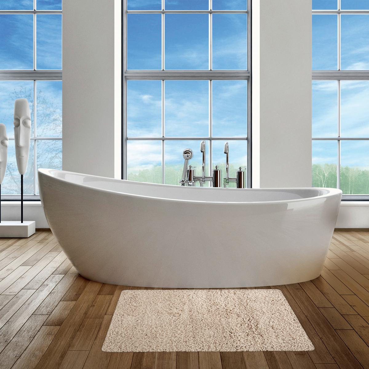 Badteppich 140875 - Beige, Konventionell (70/50cm) - Spirella