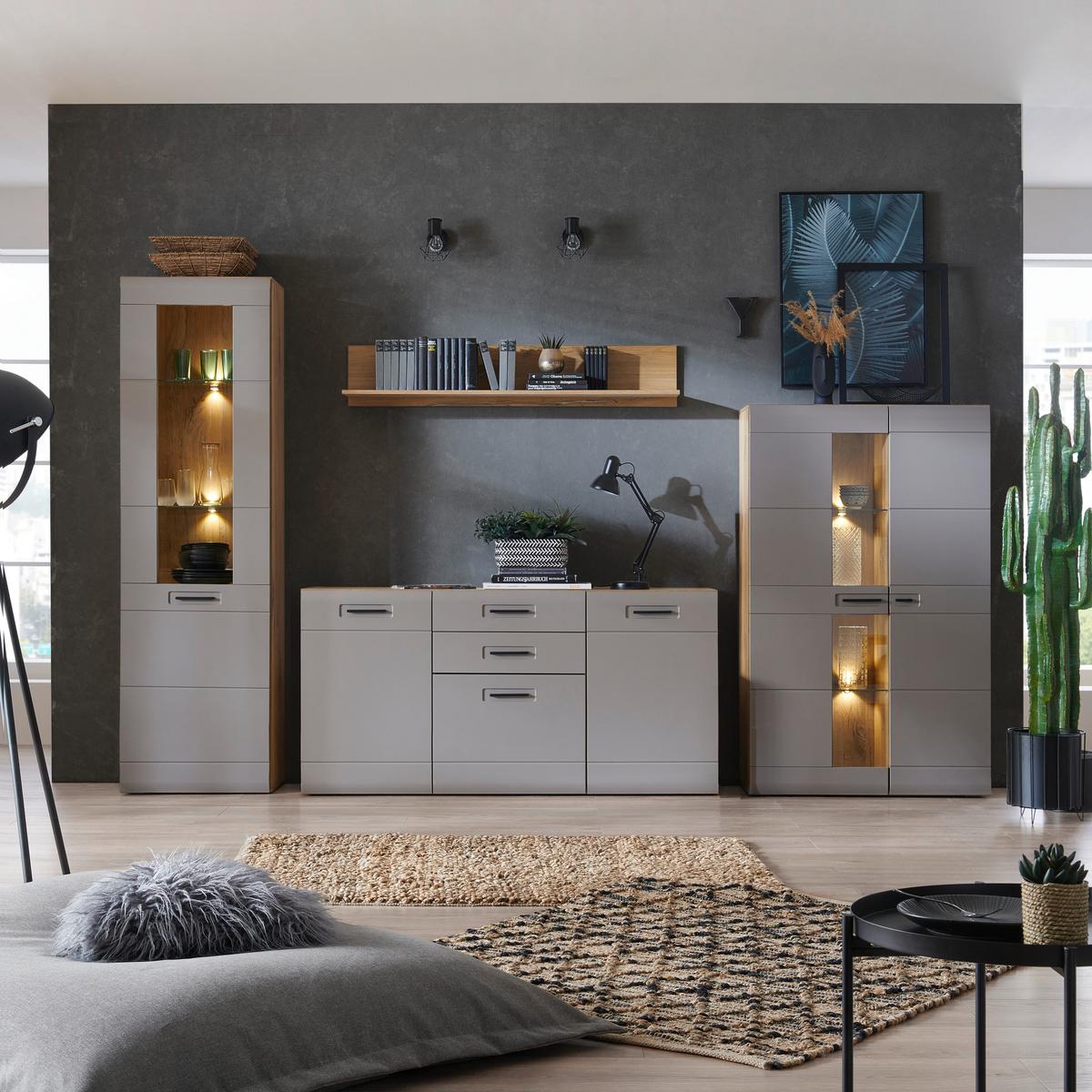 Poliță de perete Auris - Modern, material pe bază de lemn (135/25/25cm) - Modern Living