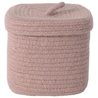Coș Romy - roz, Konventionell, plastic/textil (18/16/18cm) - Mömax
