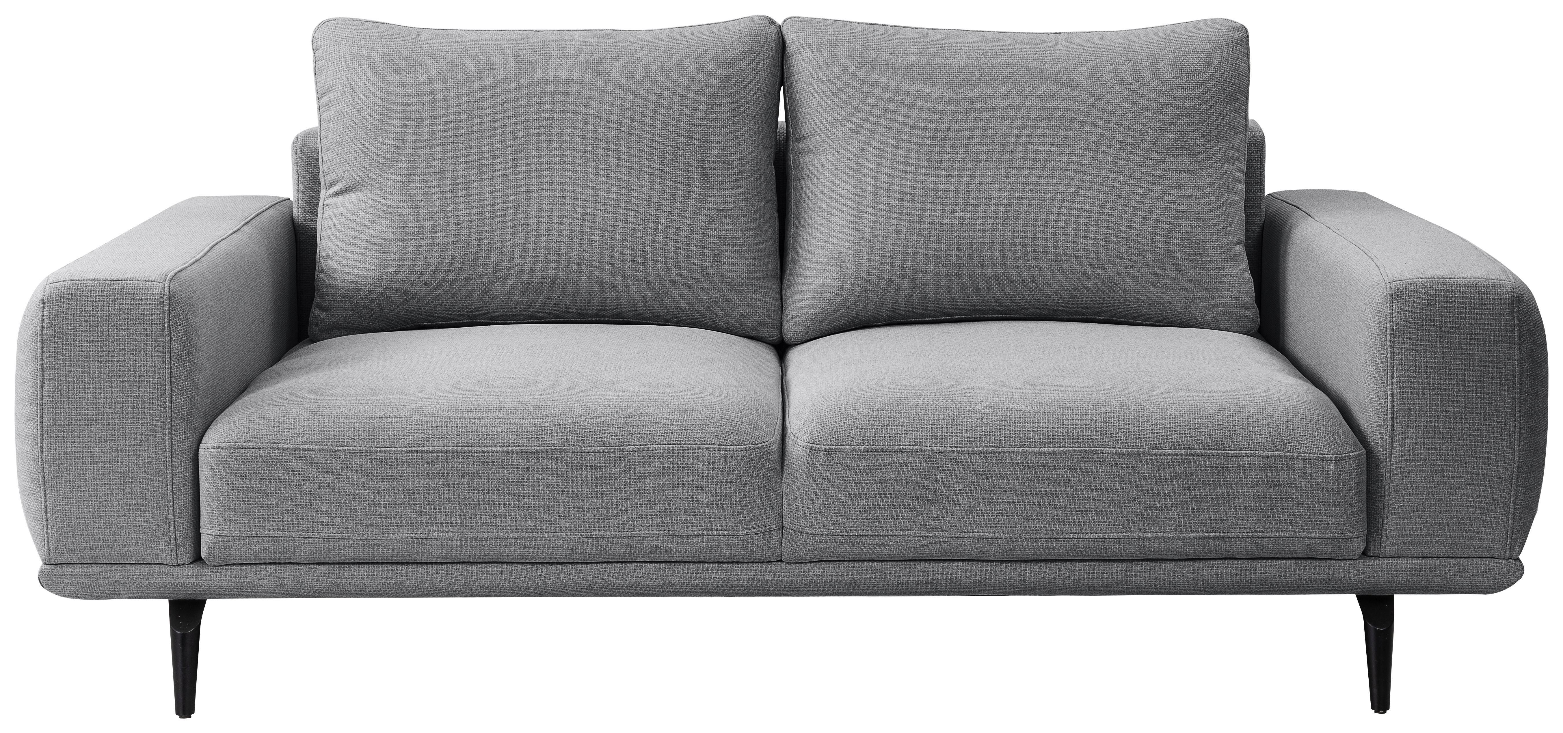Canapea cu 2 locuri SELENE - gri, Modern, textil (202/89/115cm) - MID.YOU