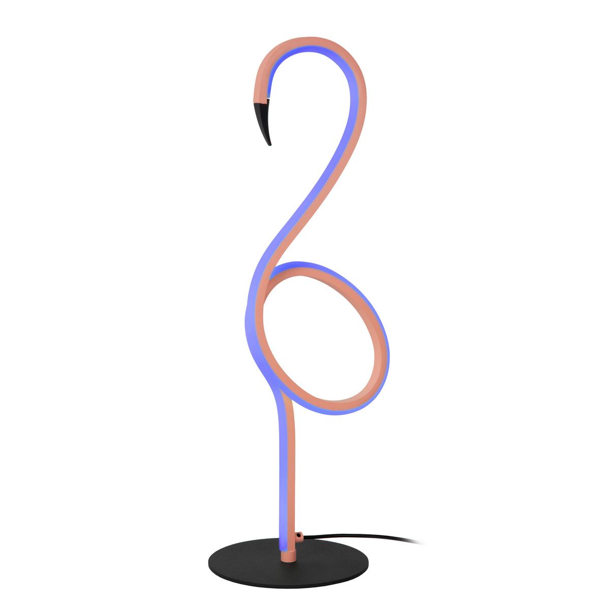 Led-tischleuchte 05545/06/66 Flamingo - Schwarz, Lifestyle, Metall (15/18.1/49.5cm) - Lucide