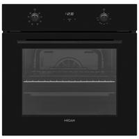 Einbaubackofen BOAHSD65 Schwarz - Schwarz, Basics, Glas/Metall (59,5/59,5/57cm) - Mican
