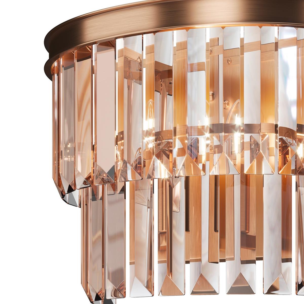 APPLIQUE REVERO - Goldfarben, Trend, Glas/Metall (16.5/33/24,5cm) - MAYTONI