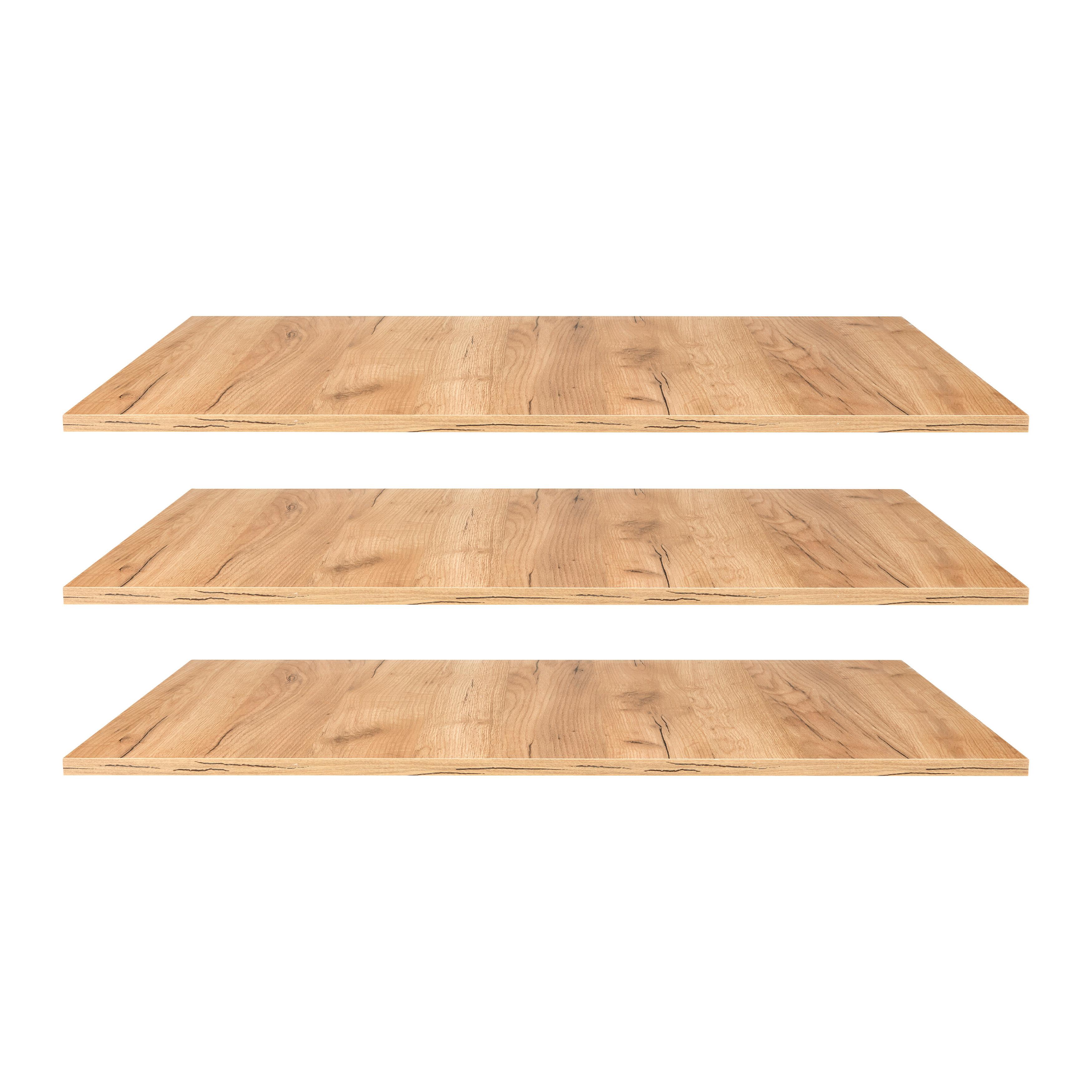 Einlegebodenset Vero 3-teilig - KONVENTIONELL, Holzwerkstoff (97,2/54,6cm) - ecoTree