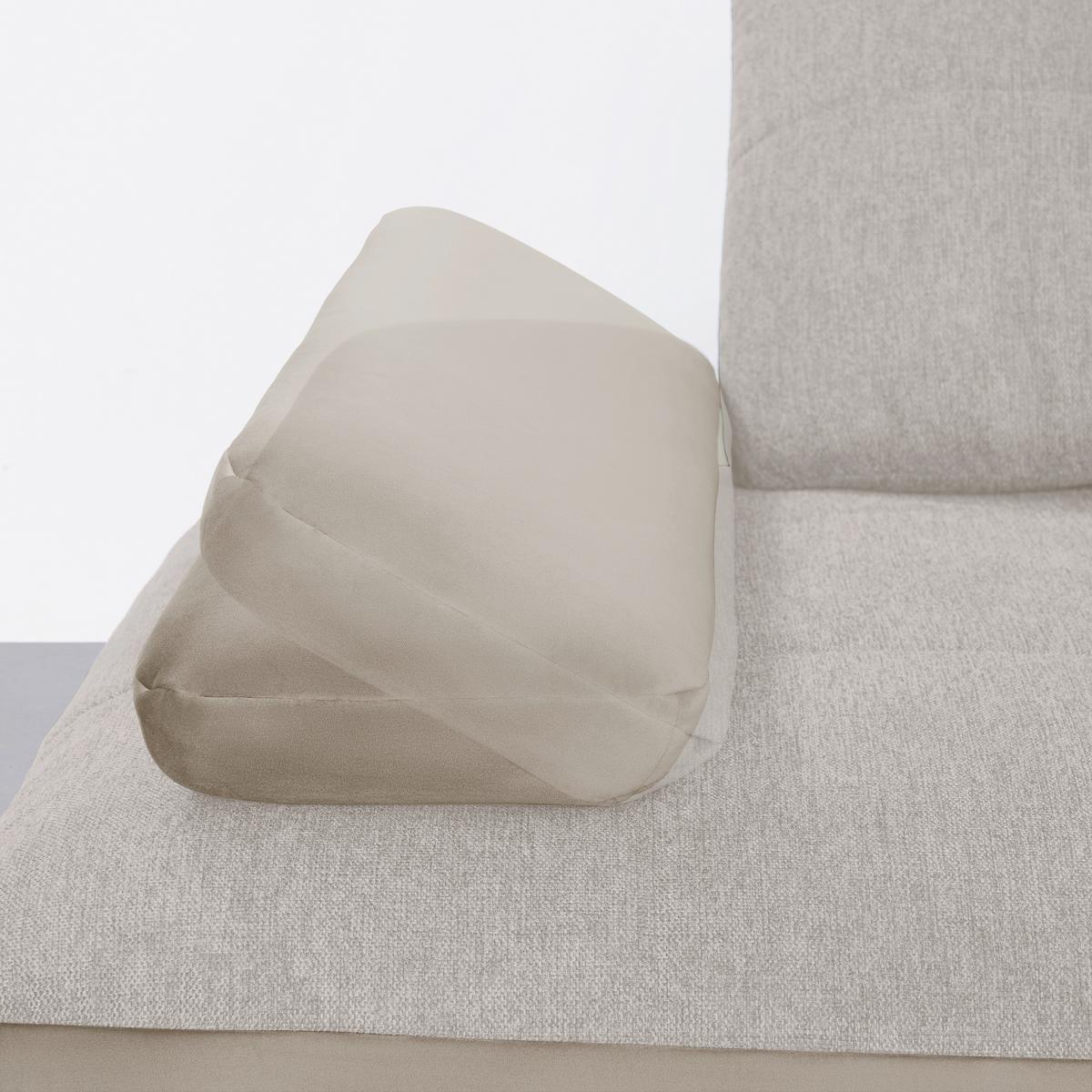 Wohnlandschaft Trendy Sandfarben/Beige - Sandfarben/Beige, MODERN, Holzwerkstoff/Textil (250/93/310cm) - Premium Living
