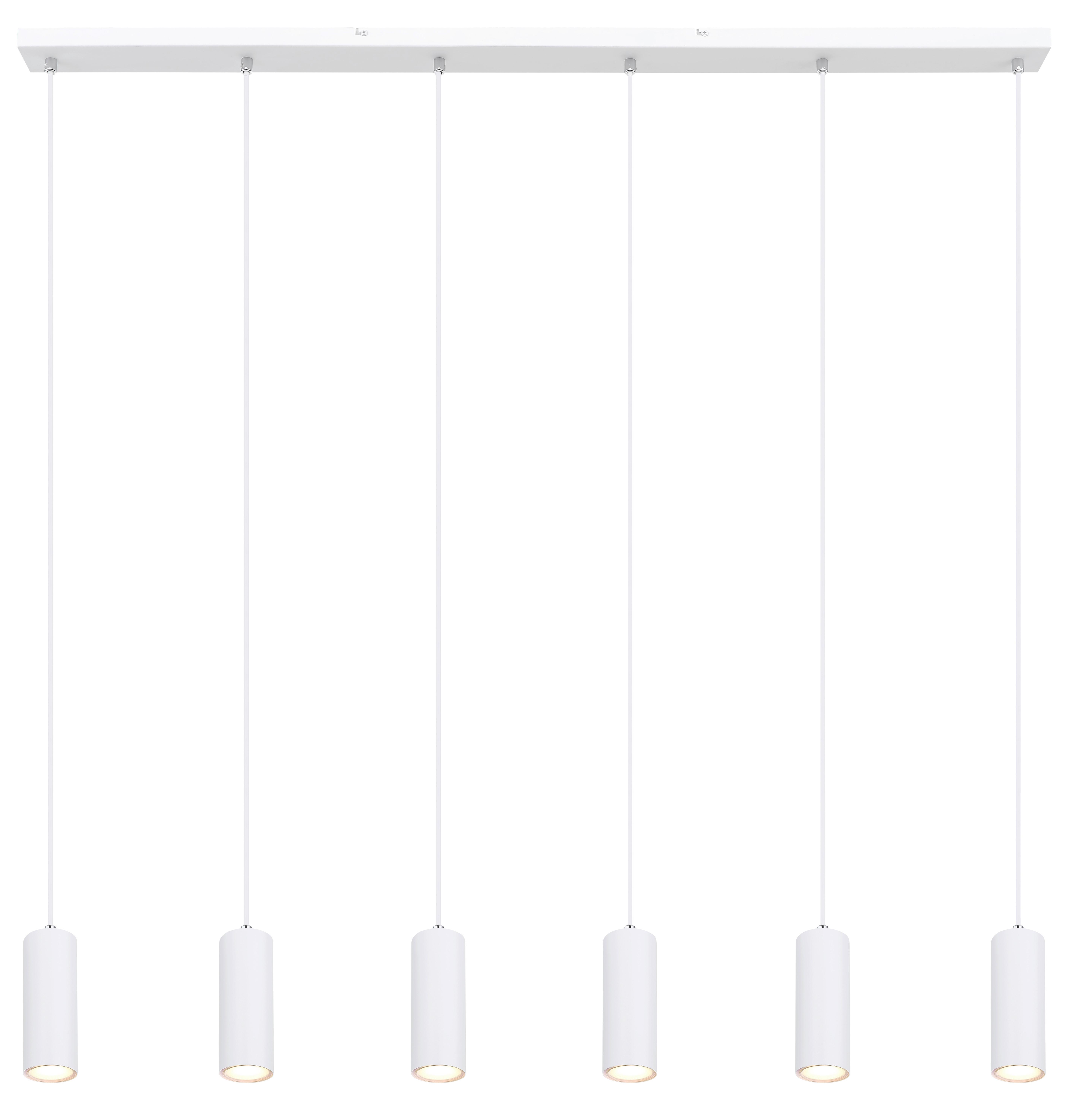 Hängeleuchte Witmo2 Weiß max. 35 Watt - Weiß, KONVENTIONELL, Metall (115/6/120cm)