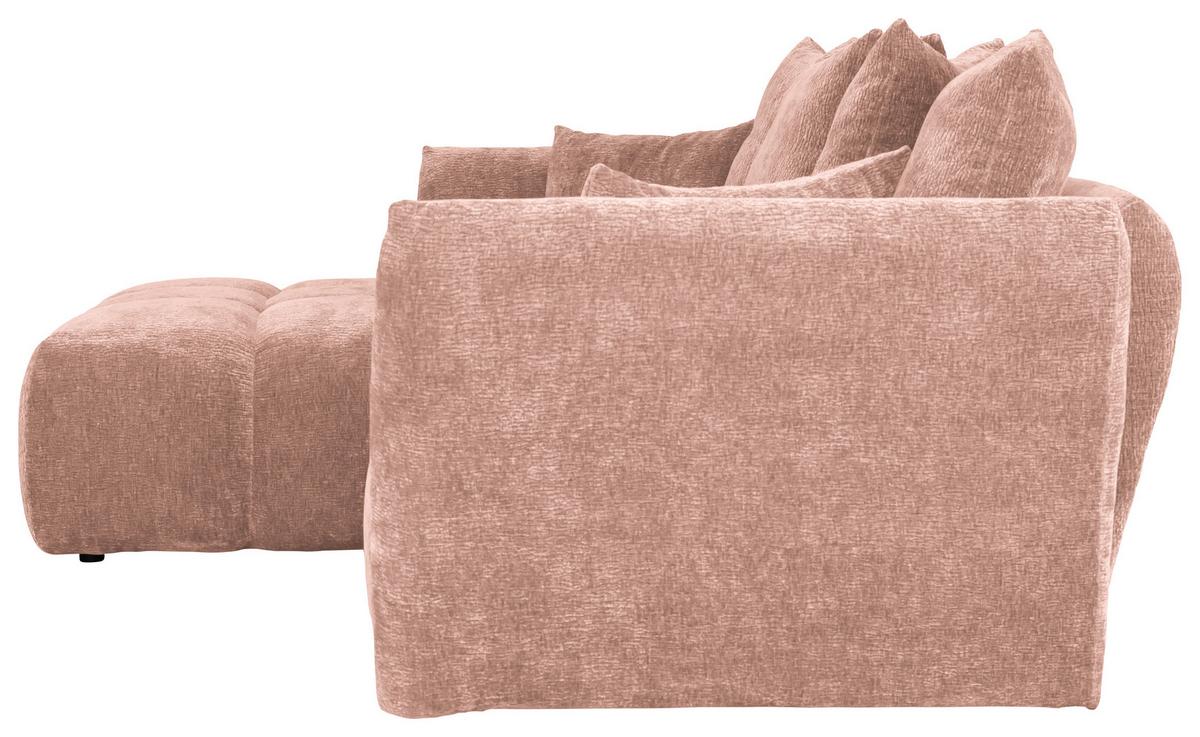 Kutna Garnitura Cammellio - ružičasta/crna, Moderno, tekstil (296/75-95/189cm) - Mömax