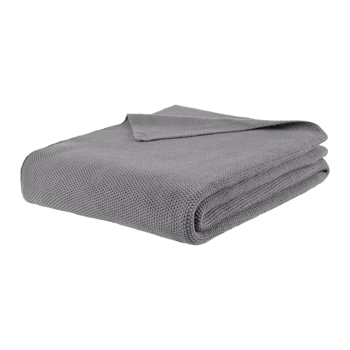 Kuscheldecke Lara Grau ca. 130x170cm - Grau, Konventionell, Textil (130/170cm) - Mömax