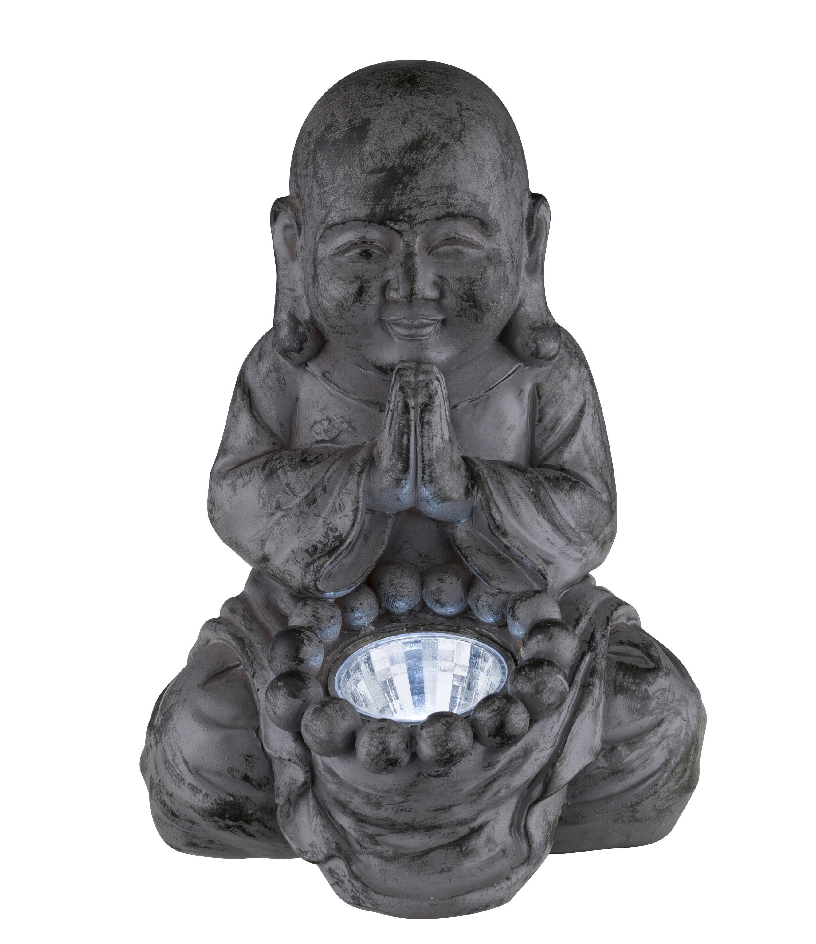Solarleuchte Buddha in versch. Designs - Klar, Kunststoff (12/12/16cm)