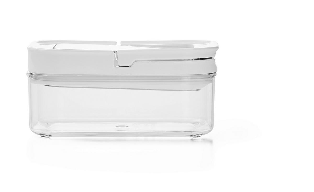 ZESTAW POJEMNIKÓW KUCHENNYCH SL080522A+SL080523A - biały/przejrzysty, Basics, tworzywo sztuczne - Homeware Profession.