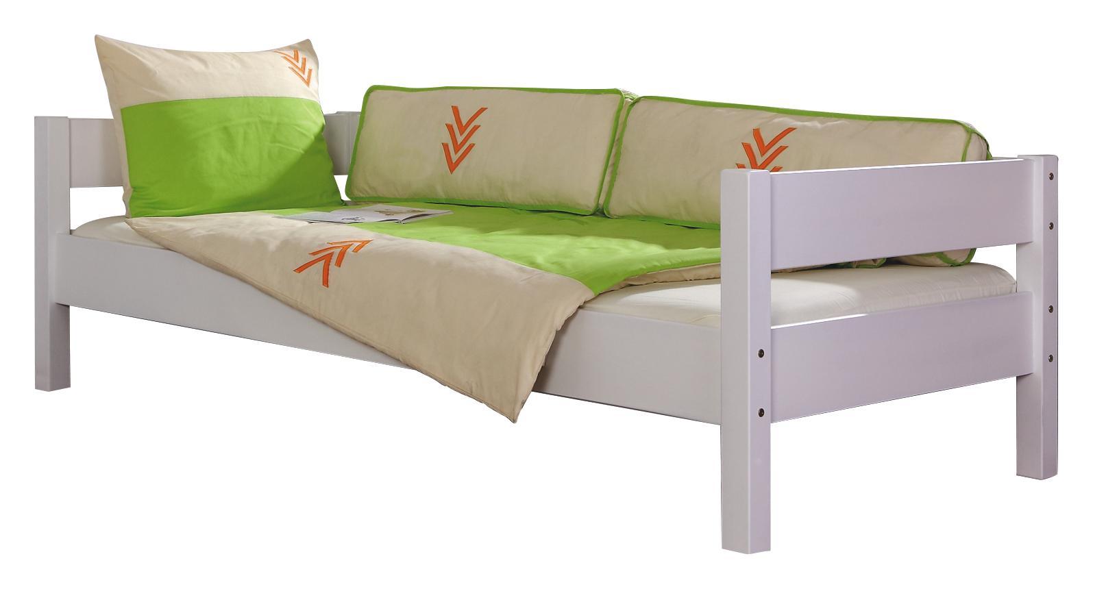 KINDER-/JUNIORBETT in Weiß 'Nik' - Weiß, Design, Holz (90/200cm)