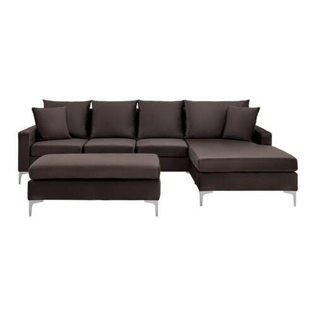 Coltar ALONDRA - maro, Modern, lemn/metal (287/182/80cm) - Bessagi Home