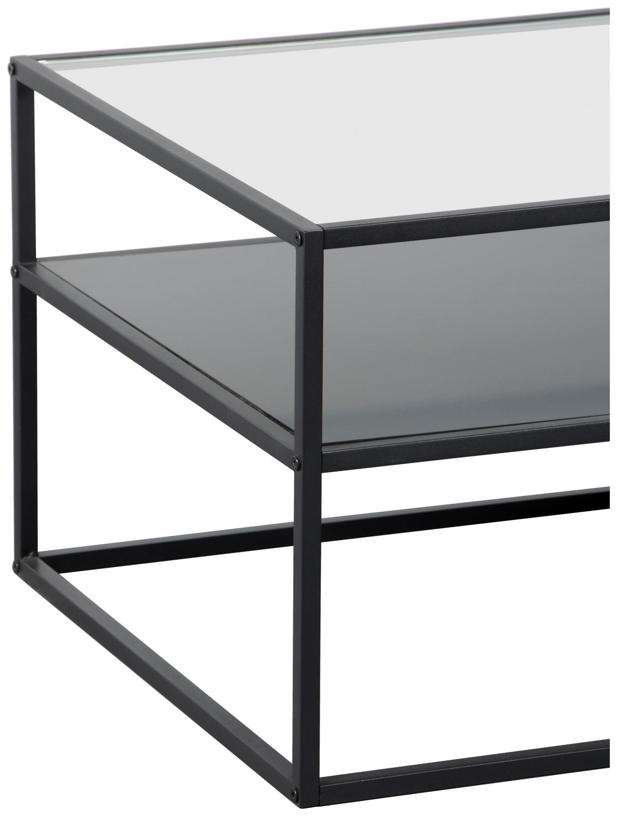 STOLIK KAWOWY JANNIS  -EXKLUSIV- - czarny, Design, materiał drewnopochodny/metal (110/60/43cm) - Boxxx