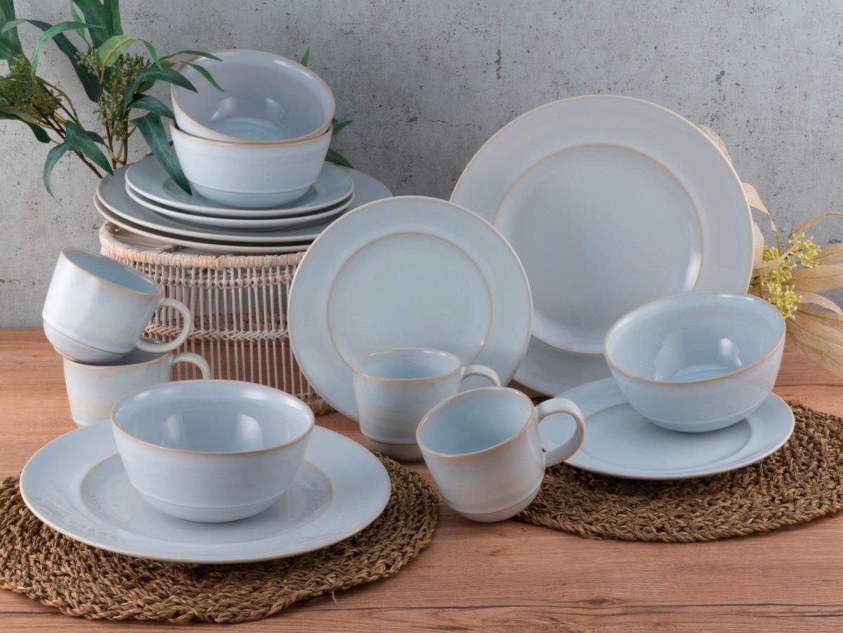 Kombiservice 23669, 16-teilig - Weiß, Basics, Keramik - Creatable