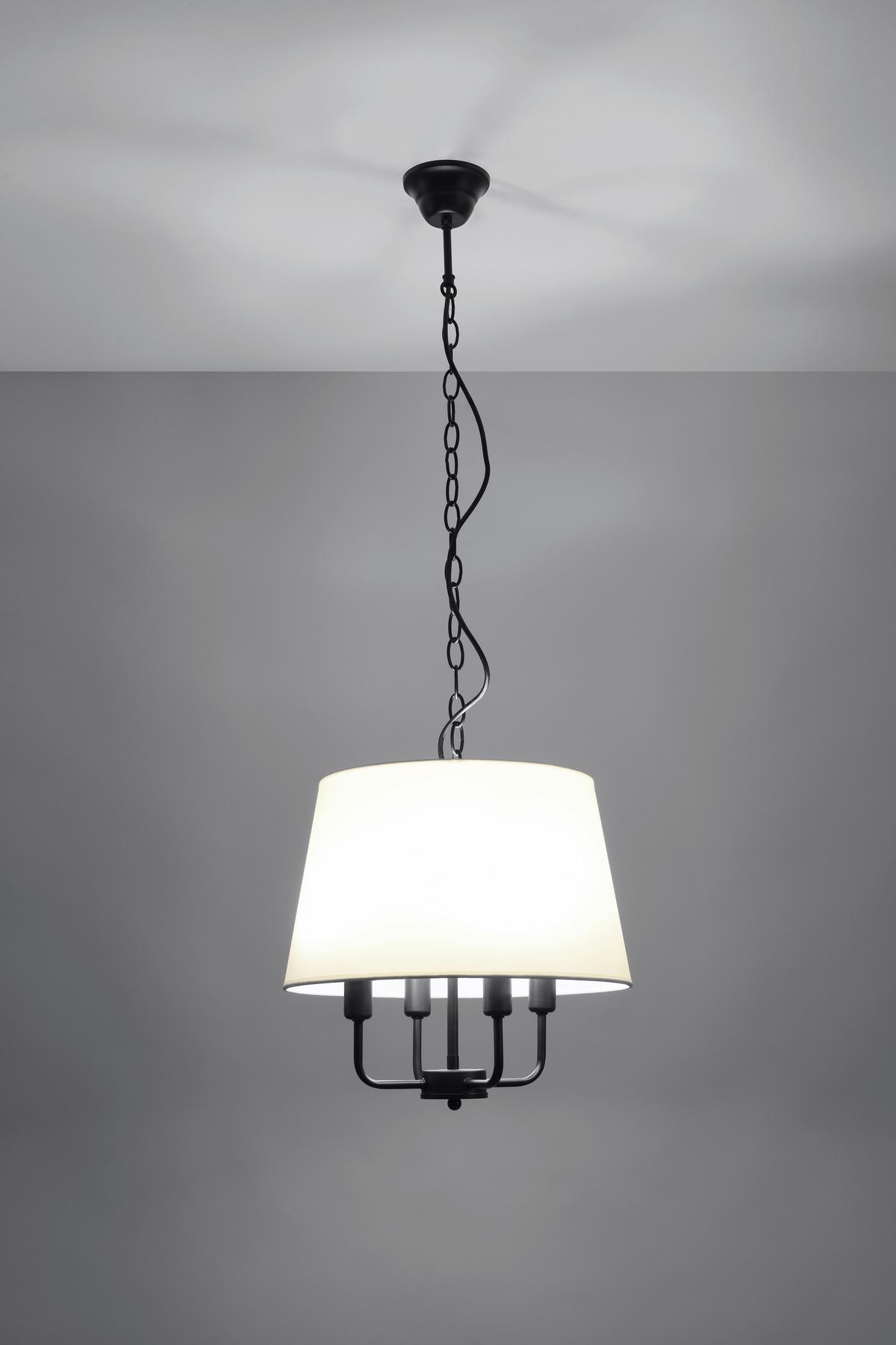 Viseća Svjetiljka Pasteri - zlatne boje/crna, Konvencionalno, metal (37,5/37,5/110cm)