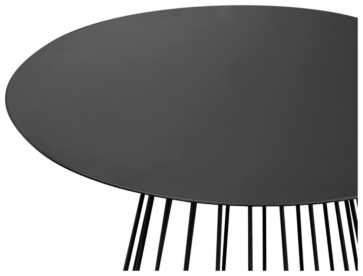 Neapl Stolić - crna, Trend, metal (40/40cm) - Modern Living