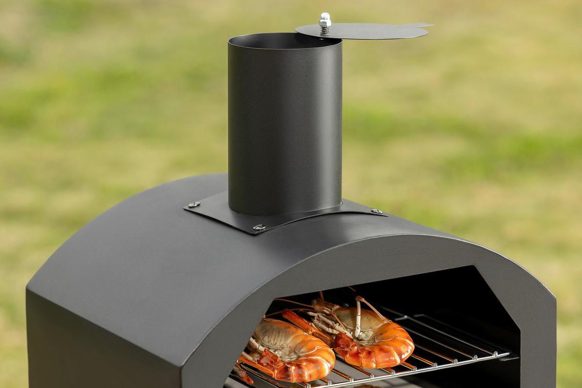 PIEC DO PIZZY CPO-12363 - czarny, Konventionell, metal (72/34/31cm) - Ambia Garden