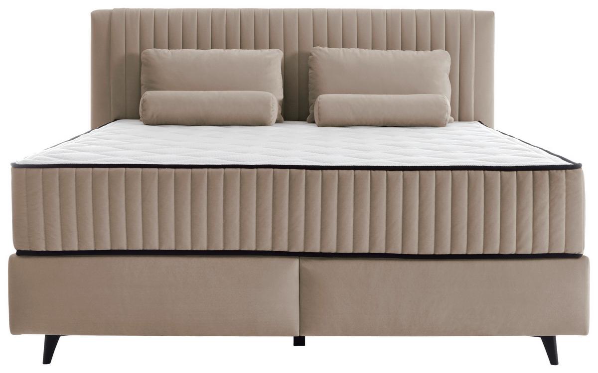 PAT BOX DREAM - maro, Modern, lemn/textil (120/200cm) - Premium Living