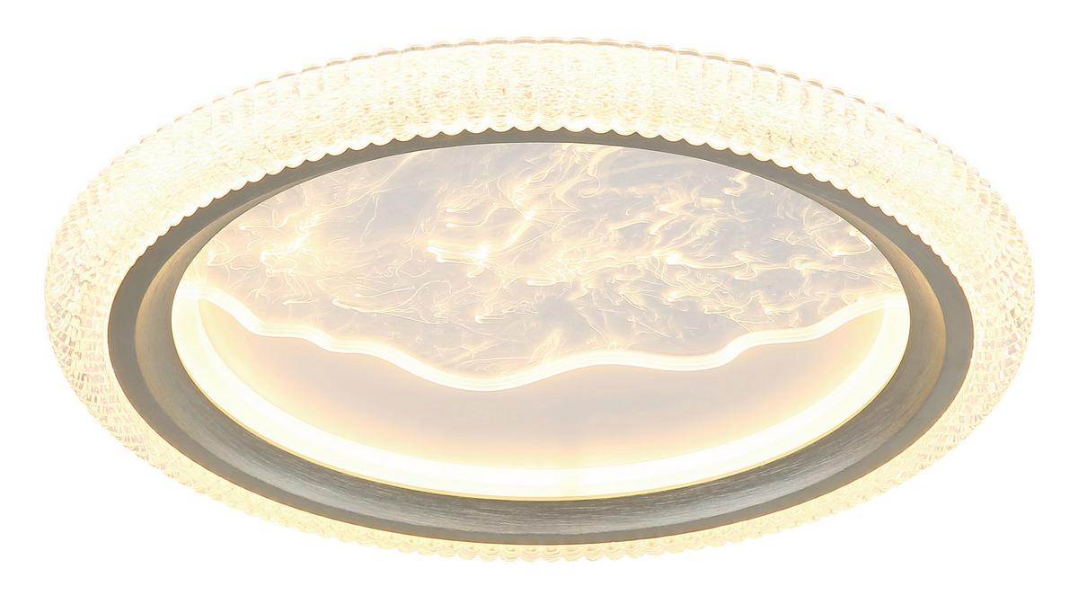 Led-deckenleuchte 48494-28 Odessa - Sandfarben/Klar, Basics, Kunststoff/Metall (39,5/5,5cm) - Globo