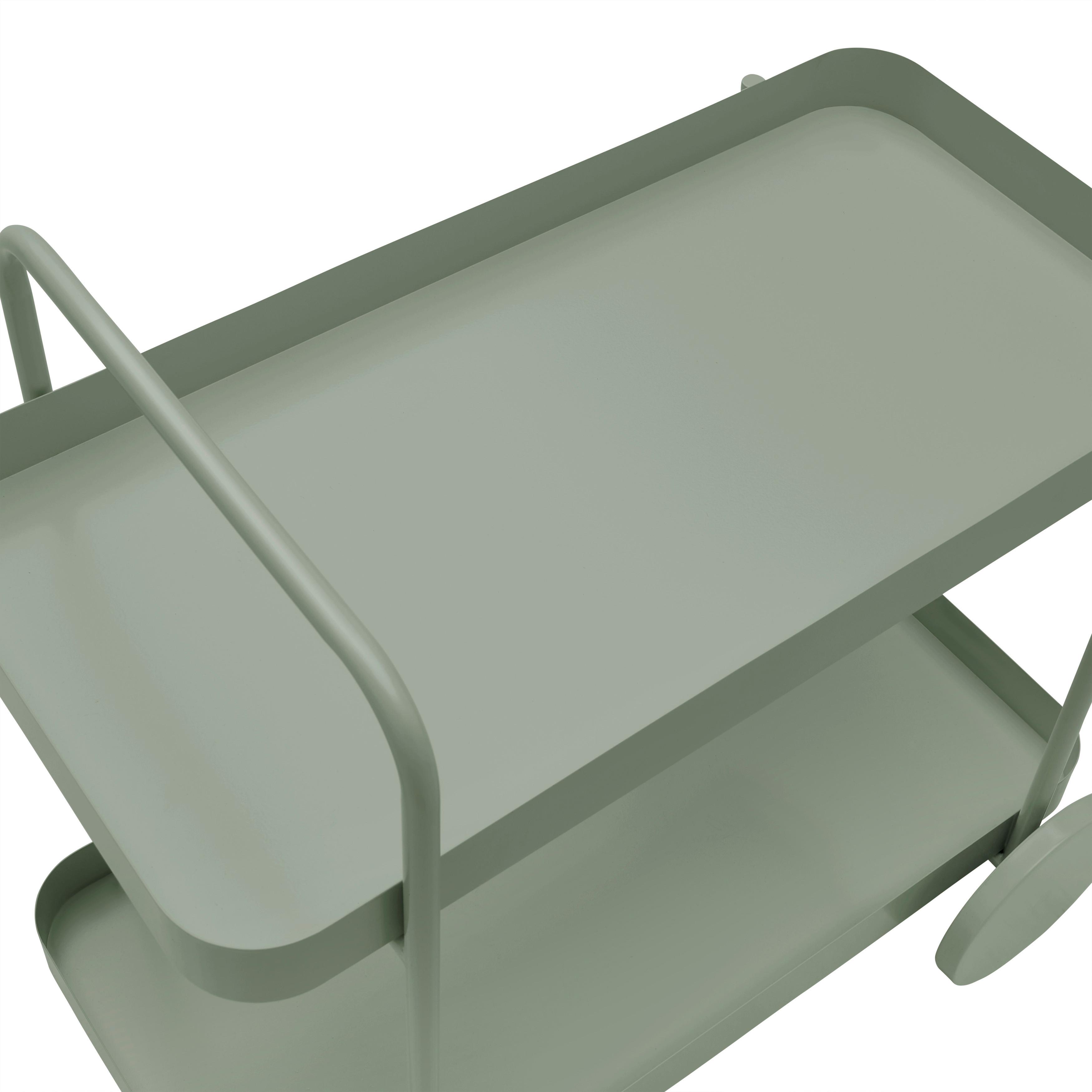 SERVERINGSVAGN DESINO -EXKLUSIV- - grön, Modern, metall (70/70/43cm) - Mömax