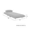 SCHLAFSESSEL BELLA - Dunkelgrau/Naturfarben, MODERN, Holz/Textil (85/76/84cm) - Bessagi Home