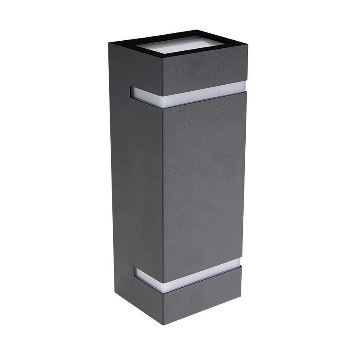 Kültéri Lámpa Tampa Kültéri Falikar Szürke - opál/sötétszürke, műanyag/fém (23.8/9.5/7.5cm)