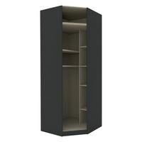 Korpus Kotne Omare Unit - antracit, Moderno, leseni material (91,1/242,2/91,1cm) - Based