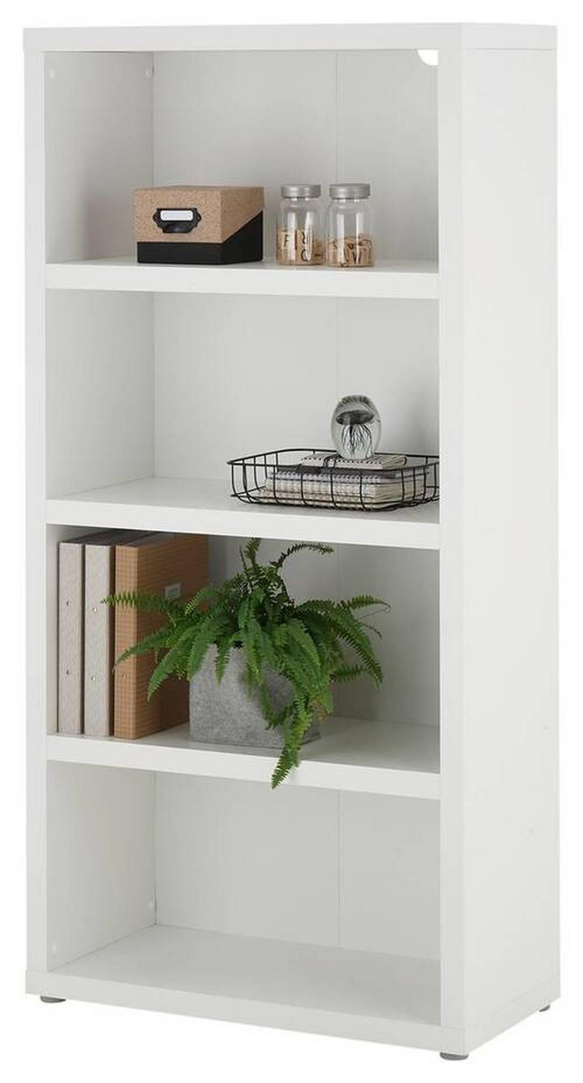 Regal in Weiss - Weiss, Modern, Holzwerkstoff (80/162/38cm) - Mömax