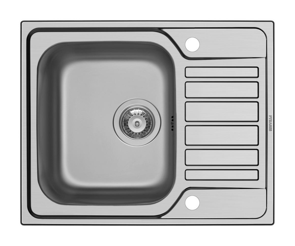Spüle FERRO - Edelstahlfarben, MODERN, Metall (62/50cm) - HKT