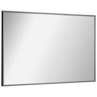 Wandspiegel "New York", Schwarz, BxH: 100x68 cm - Schwarz, MODERN, Glas (100/68/3,5cm) - MID.YOU