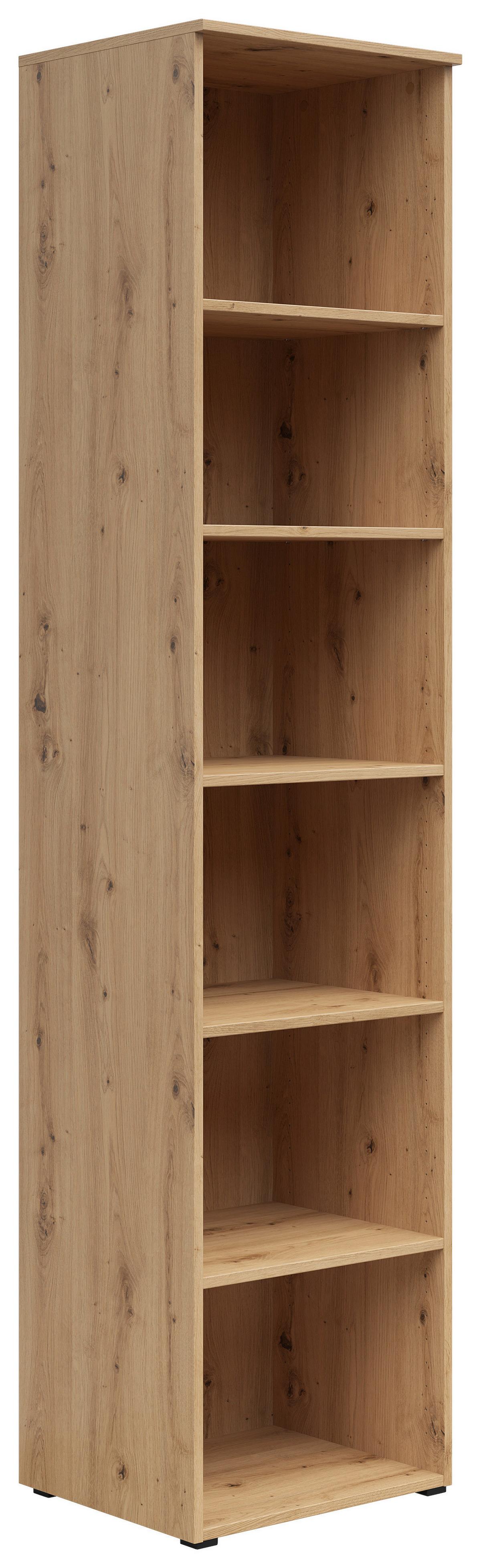 Regal Multistauraum - antracit/hrast artisan, Moderno, umetna masa/leseni material (45/195/40cm) - Premium Living