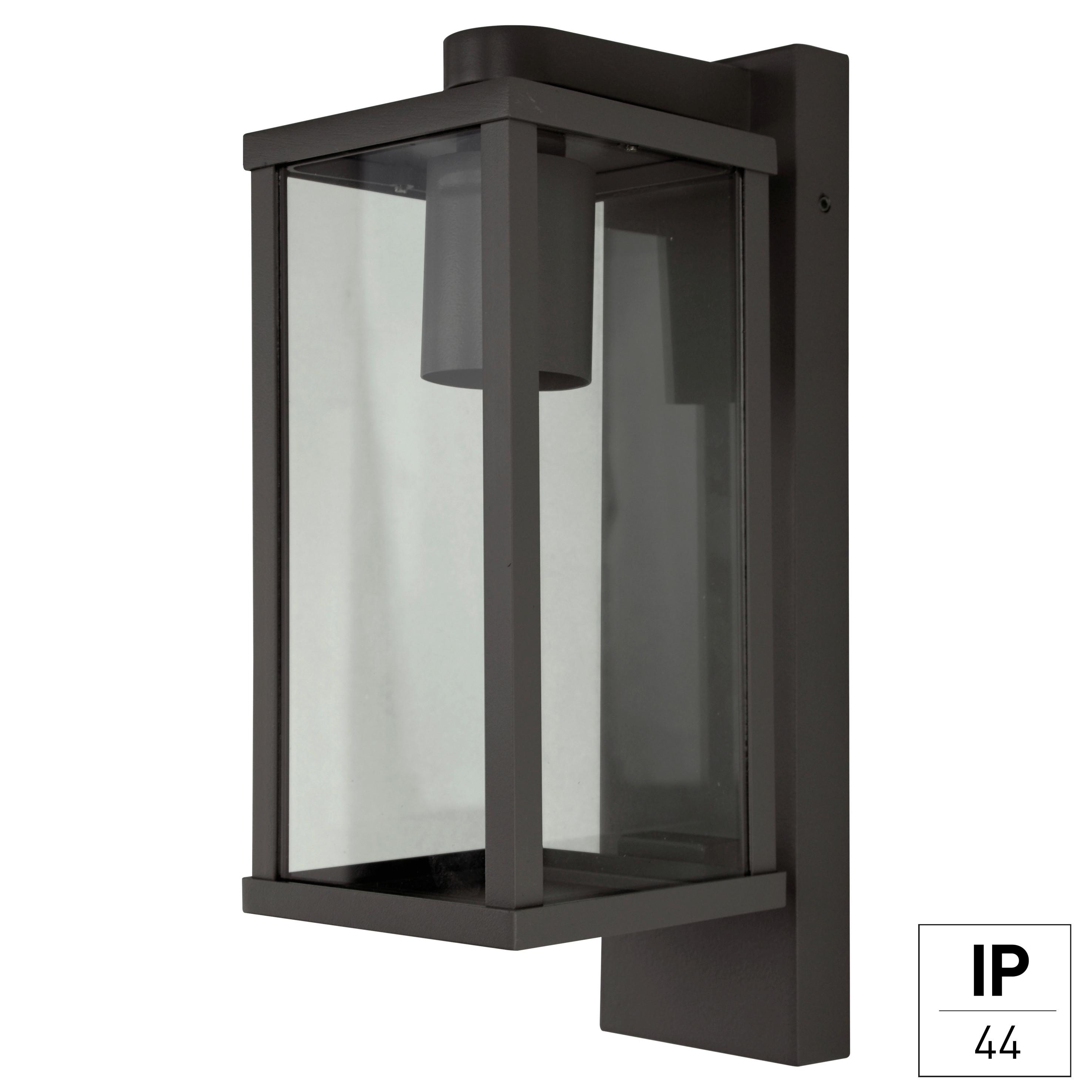 Außenwandleuchte Tara Anthrazit max. 15 Watt - Anthrazit, KONVENTIONELL, Metall (16/33/20cm)