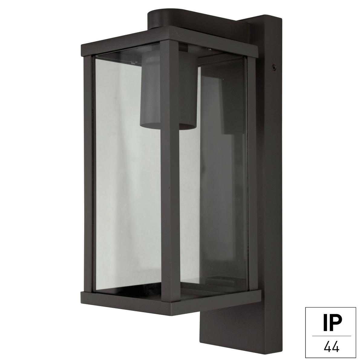 Außenwandleuchte Tara Anthrazit max. 15 Watt - Anthrazit, KONVENTIONELL, Metall (16/33/20cm)