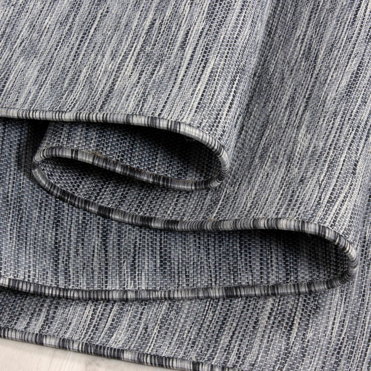 Outdoorteppich Mambo Anthrazit ca. 80x150cm - Anthrazit, KONVENTIONELL, Textil (80/150cm)