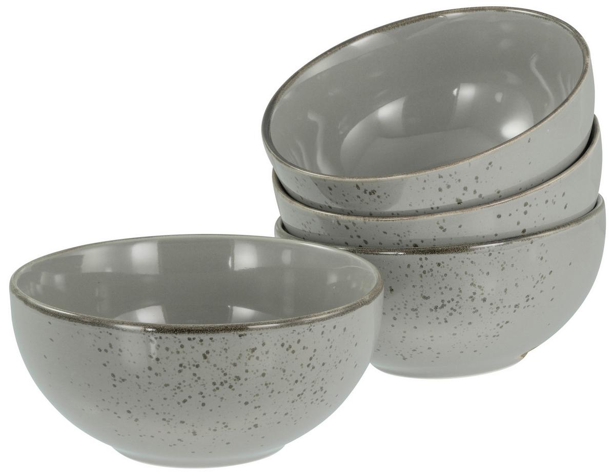 Set Posod Stone, 4-Delni - siva, Design, keramika (17,5cm) - Creatable