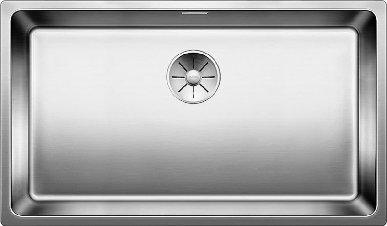 Spüle Andano700 Typ:522969 Edelstahl - Edelstahlfarben, Modern, Metall (74/44cm) - Blanco