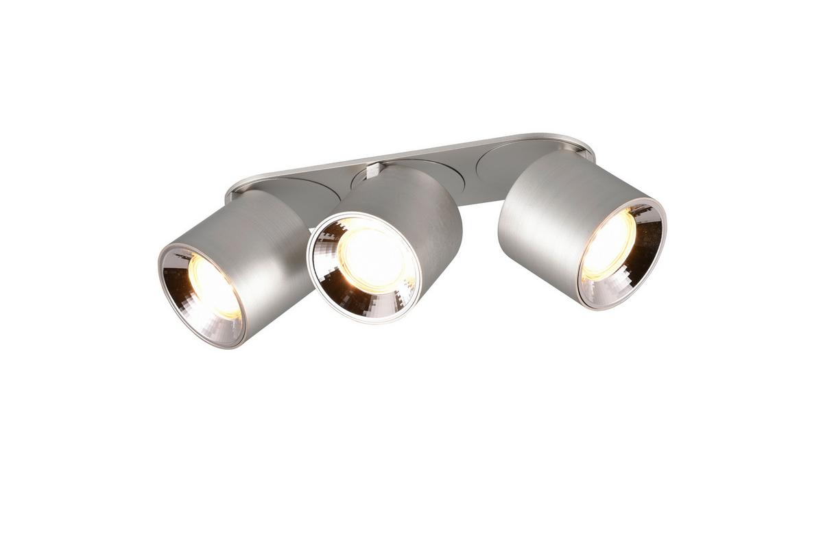 Strahler Guayana Nickelfarben max. 10 Watt - Nickelfarben, Basics, Metall (27,3/12/8,7cm) - Trio Leuchten