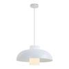 SUSPENSION LOWE - blanc, MODERN, métal/verre (38/38/120cm)