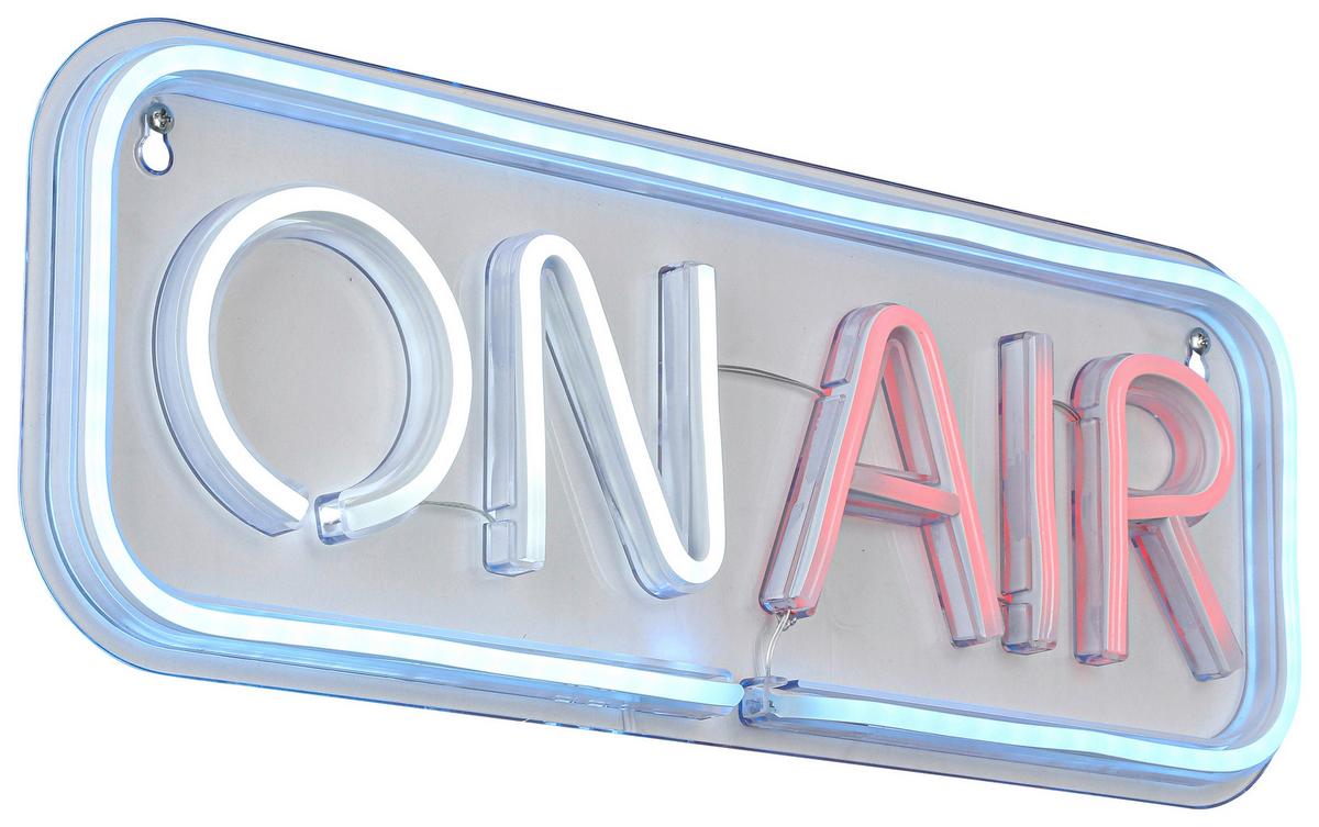Lampă LED decorativă Oni - alb/transparent, Modern, plastic (40/15/1,30cm) - Mömax