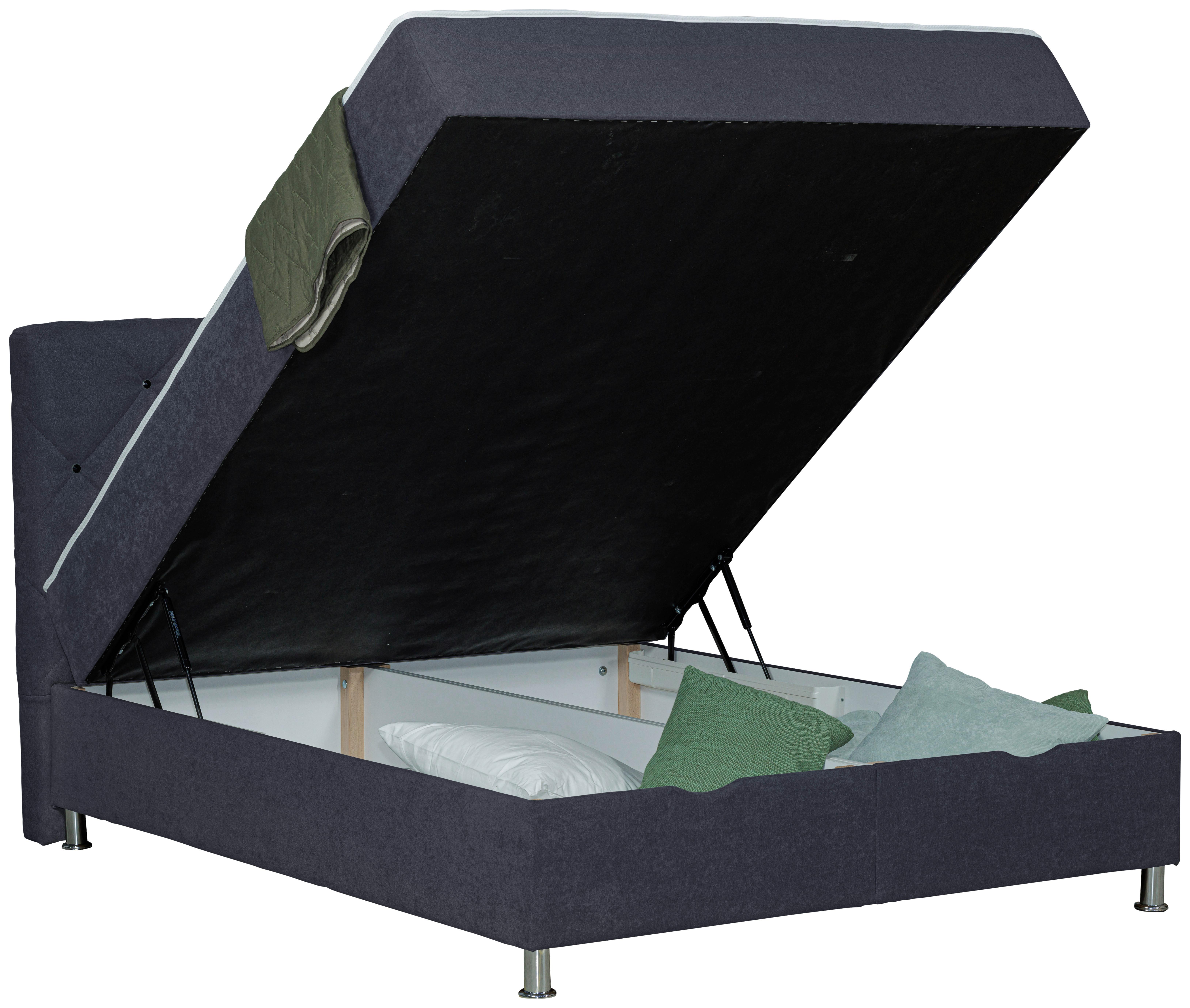 PAT BOX BLACK DIAMOND - antracit, Design, textil (180/200cm) - Modern Living