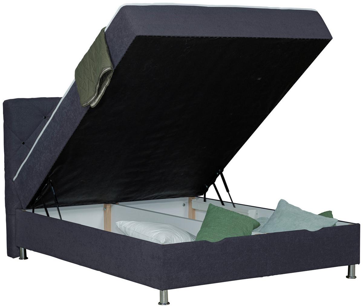 PAT BOX BLACK DIAMOND - antracit, Design, textil (160/200cm) - Modern Living